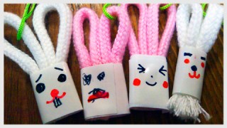 プログラム5「ひもでつくるうさぎ」