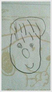 イラスト「おパパ」・あじさい組 ゆ